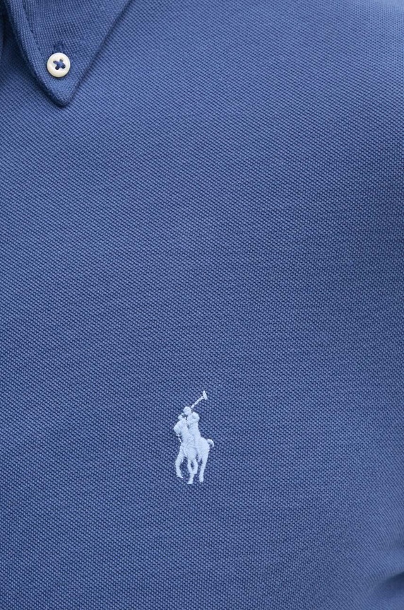 Polo Ralph Lauren košeľa pánska bavlnená 710654408 modrá SS26