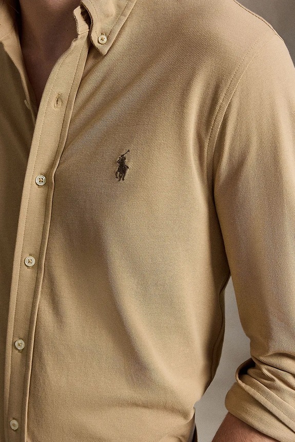 Polo Ralph Lauren koszula męska bawełniana beżowy 710654408