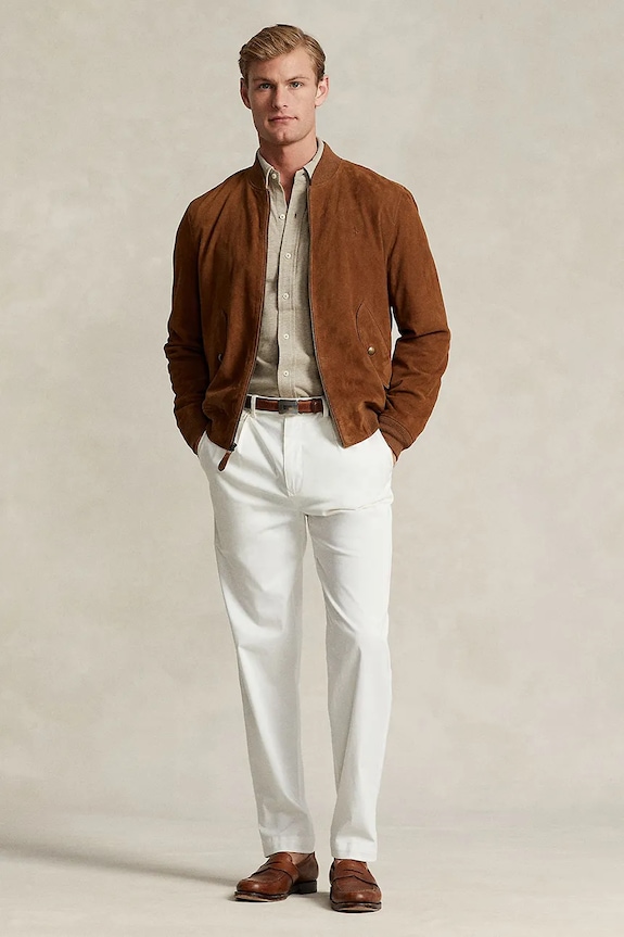 Polo Ralph Lauren koszula męska bawełniana 710654408 beżowy