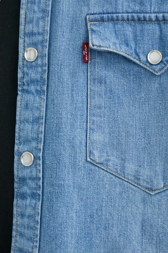 Levi's koszula jeansowa 85744.0047 niebieski AA00