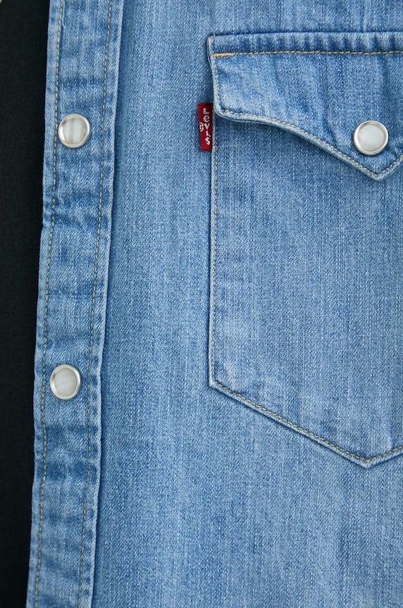 Levi's koszula jeansowa 85744.0047 niebieski AA00