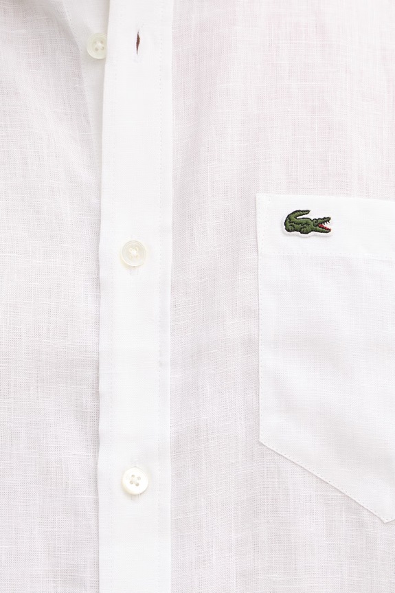 Lacoste cămașă bărbați de in CH5699 bej