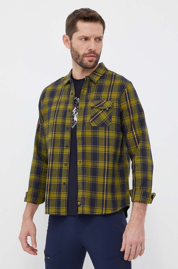 Viking camicia Shamrock Bamboo semplice verde 500.25.1313