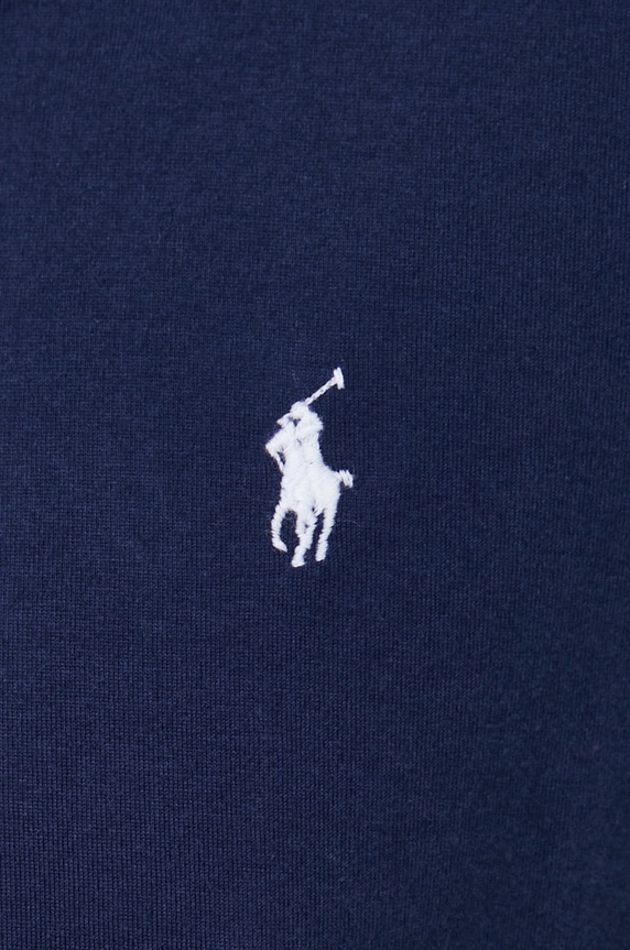 Bavlnená košeľa Polo Ralph Lauren 710899386 tmavomodrá AW24