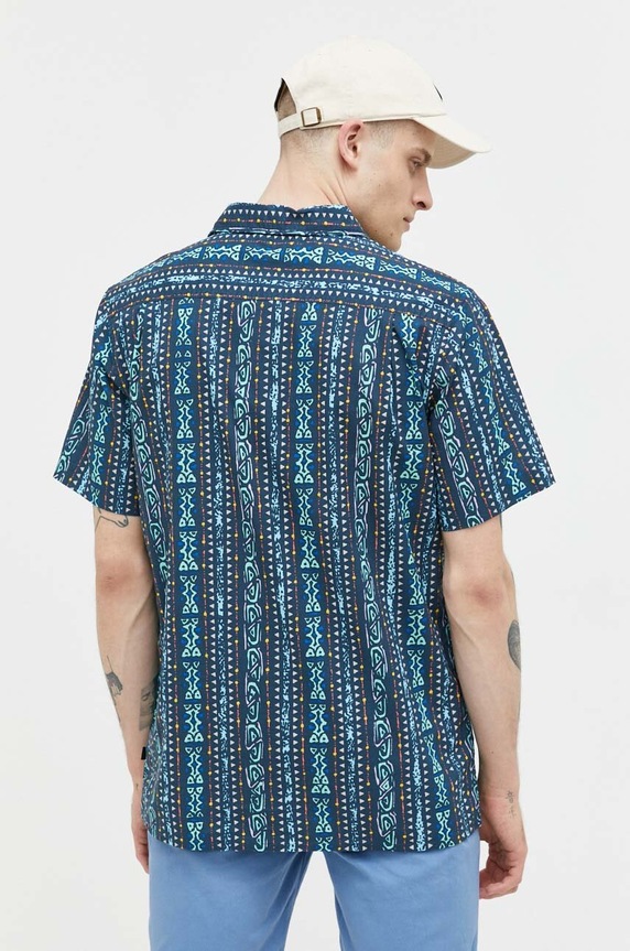 Ruházat Quiksilver pamut ing EQYWT04463 sötétkék