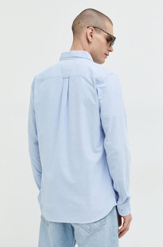 Oblečení Košile Superdry M4010653A.8TS modrá