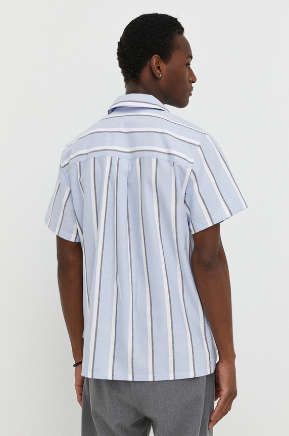 Ruházat Les Deux pamut ing LDM401057 kék