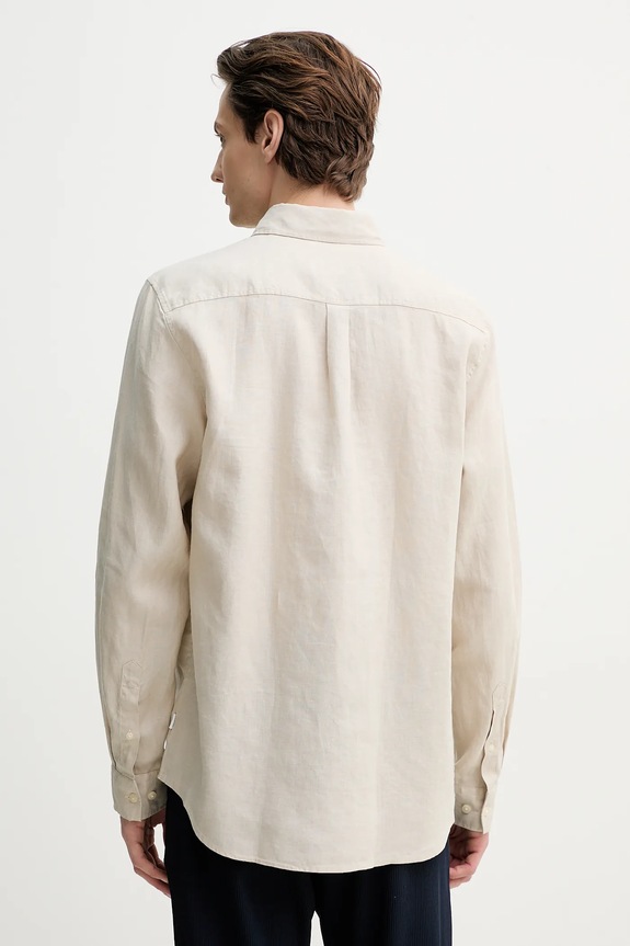 Lanena srajca Les Deux LDM410150 bež SS25