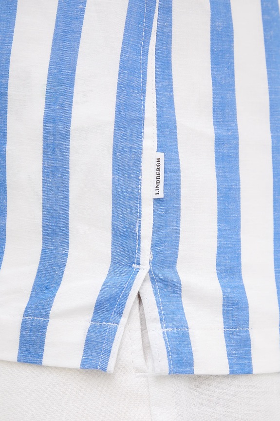 Košulja s dodatkom lana Lindbergh 30.203321.NAVY plava