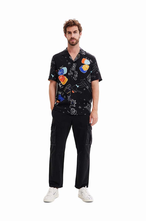 Desigual koszula czarny 23SMCW45