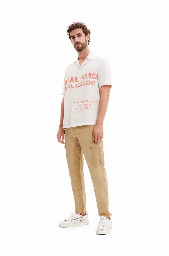 Риза Desigual бял 23SMCW44