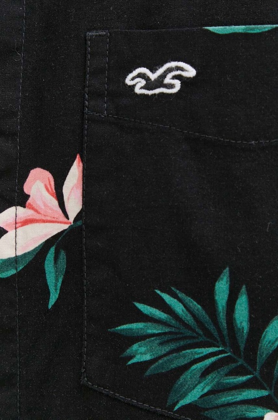 Πουκάμισο Hollister Co. KI325.3071.918 μαύρο SS23