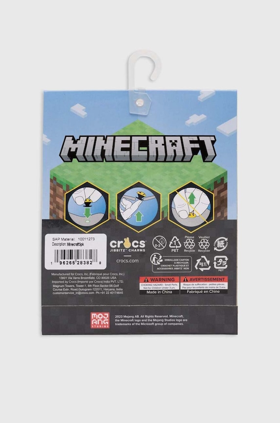 Crocs przypinki do obuwia x Minecraft 5-pack Minecraft5pk multicolor SS23
