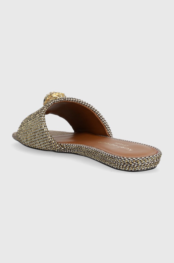 Obuwie Kurt Geiger London klapki Kensington 8496140609.BEIGE złoty