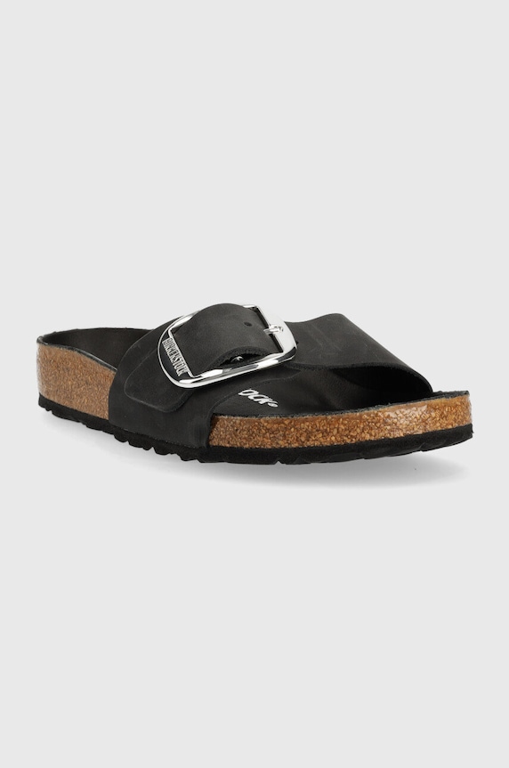Kožené pantofle Birkenstock Madrid 1006522 černá SS23