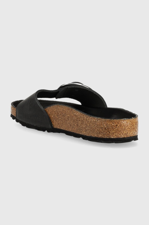 Boty Kožené pantofle Birkenstock Madrid 1006522 černá