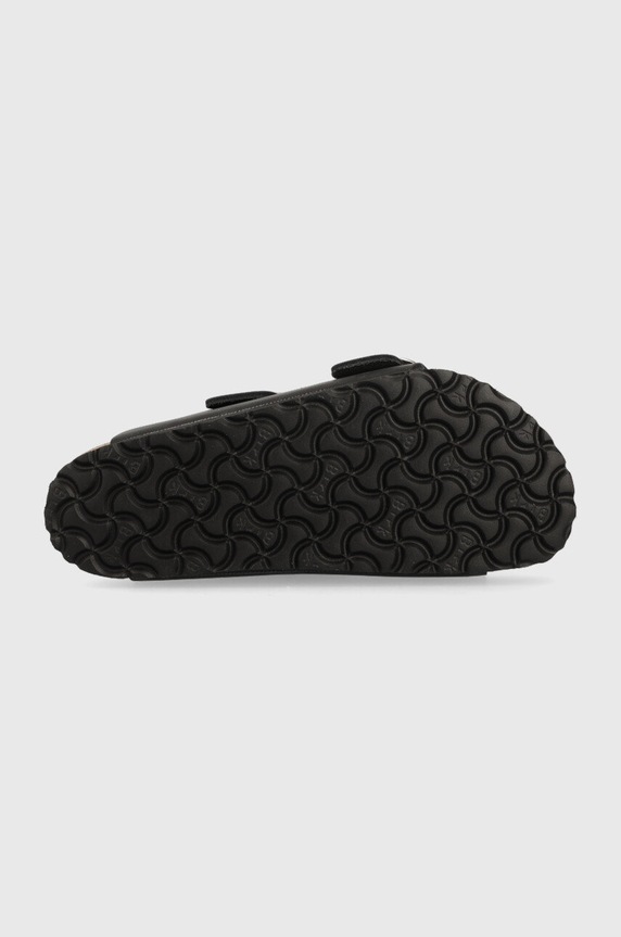 Δερμάτινες παντόφλες Birkenstock ARIZONA BIG BUCKLE 1011074 μαύρο