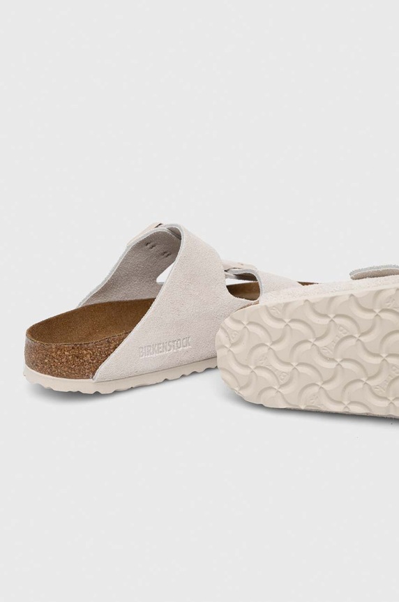 Обувки Кожени чехли Birkenstock ARIZONA SFB 1024516 бял