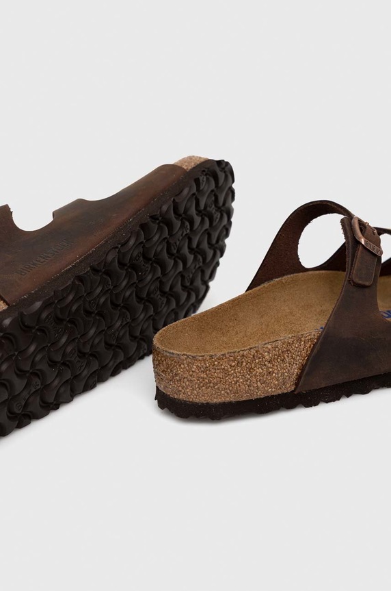 Obuća Kožne natikače Birkenstock FLORIDA 53901 smeđa