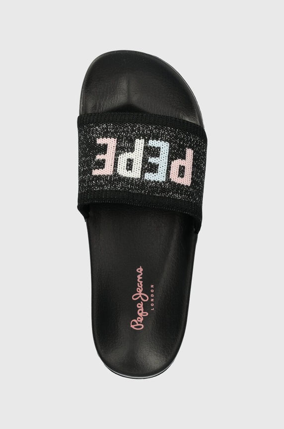 Pepe Jeans klapki SLIDER czarny PLS70128