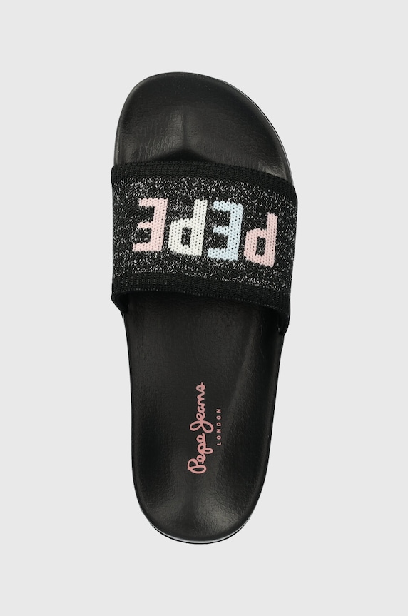 Pepe Jeans klapki SLIDER czarny PLS70128