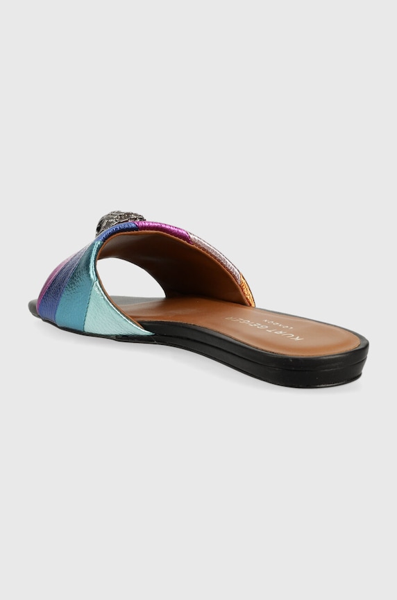 Scarpe Kurt Geiger London ciabatte slide in pelle Kensington 8496169109.MULT multicolore