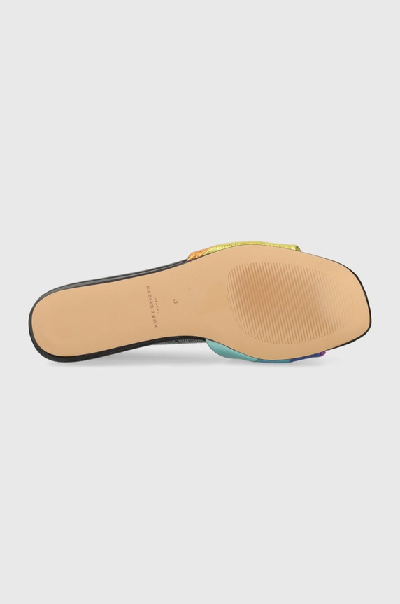 Kožené pantofle Kurt Geiger London Kensington 8496169109.MULT vícebarevná