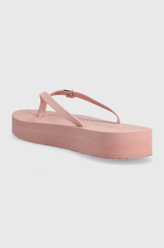 Obuv Žabky Tommy Hilfiger TH MONOGRAM FLAT SANDAL FW0FW06964 ružová