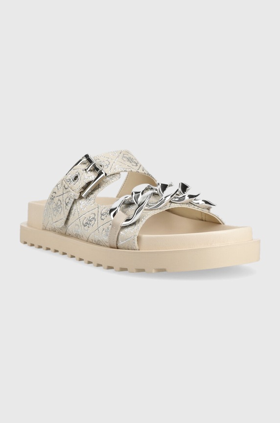 Guess papuci FATEMA FL6FAT.FAL03.BEISI bej SS23