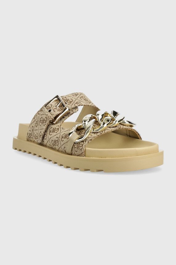 Guess papucs FATEMA2 FL6FT2.FAL03.BEIBR bézs SS23
