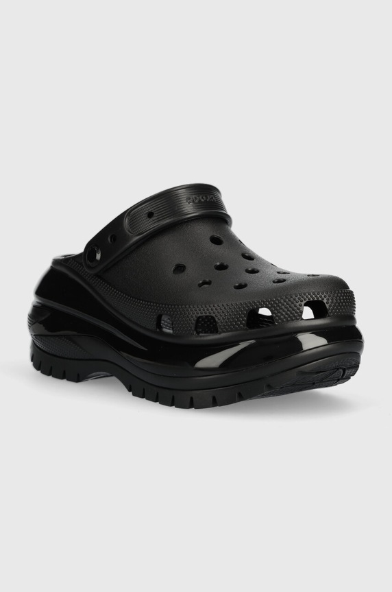 Шльопанці Crocs Classic Mega Crush Clog 207988.001 чорний AW25