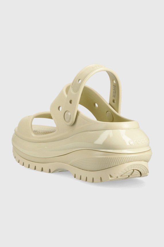 Cipők Crocs papucs Classic Mega Crush Sandal 207989.2Y2 bézs