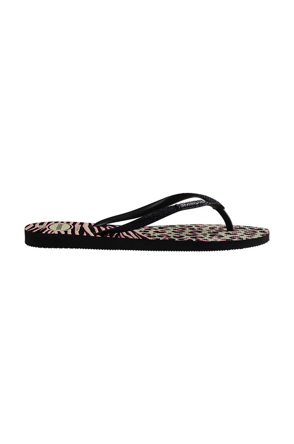 Παπούτσια Σαγιονάρες Havaianas SLIM ANIMALS 4147964.0006 μαύρο