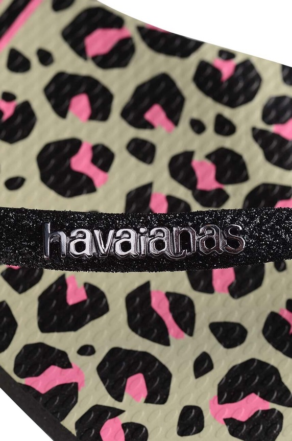 Σαγιονάρες Havaianas SLIM ANIMALS 4147964.0006 μαύρο