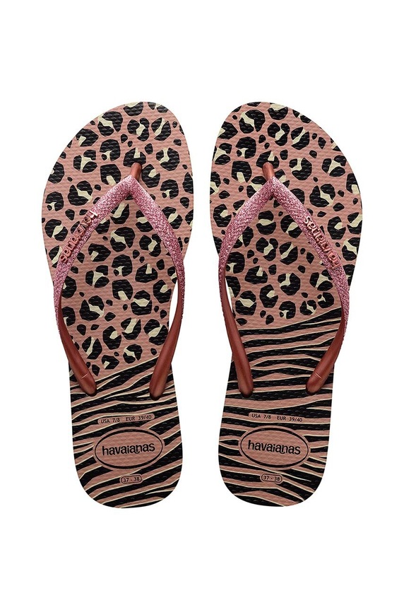 Žabky Havaianas SLIM ANIMALS plochý ružová 4147964.1924