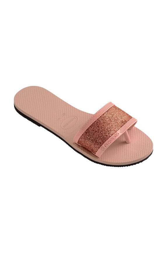 Havaianas ciabatte slide YOU ANGRA GLITTER 4148294.0076 rosa SS23