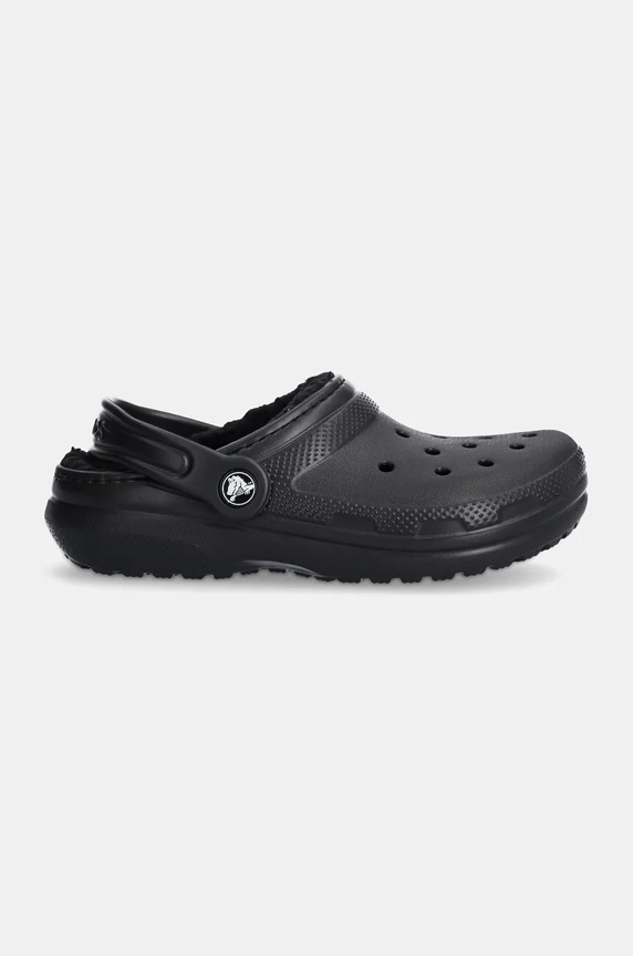 Crocs slapi copii Lined 207010 207010.BLACK negru AW24