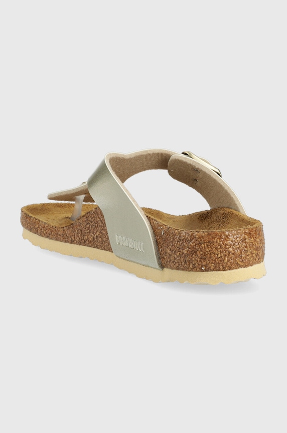 Fete Birkenstock slapi copii Gizeh 1015593.30.35 aur