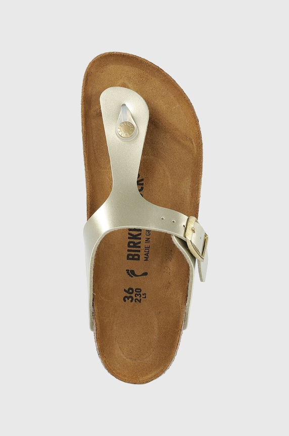 Birkenstock japonki dziecięce złoty 1015593.36.39