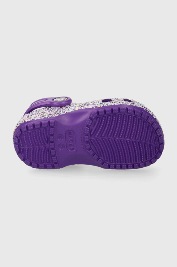 Dječje natikače Crocs 206992.CROCS.CLASSIC.GL ljubičasta