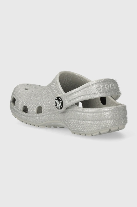 Dziewczynka Crocs klapki dziecięce 206992.CROCS.CLASSIC.GL srebrny