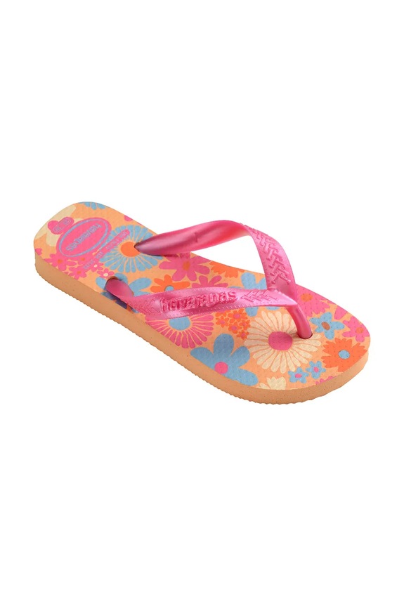 Девочка Детские вьетнамки Havaianas FLORES 4000052 розовый