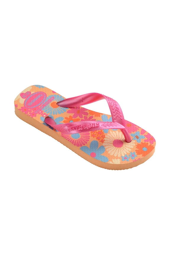 DÍVKA Dětské žabky Havaianas FLORES 4000052 růžová