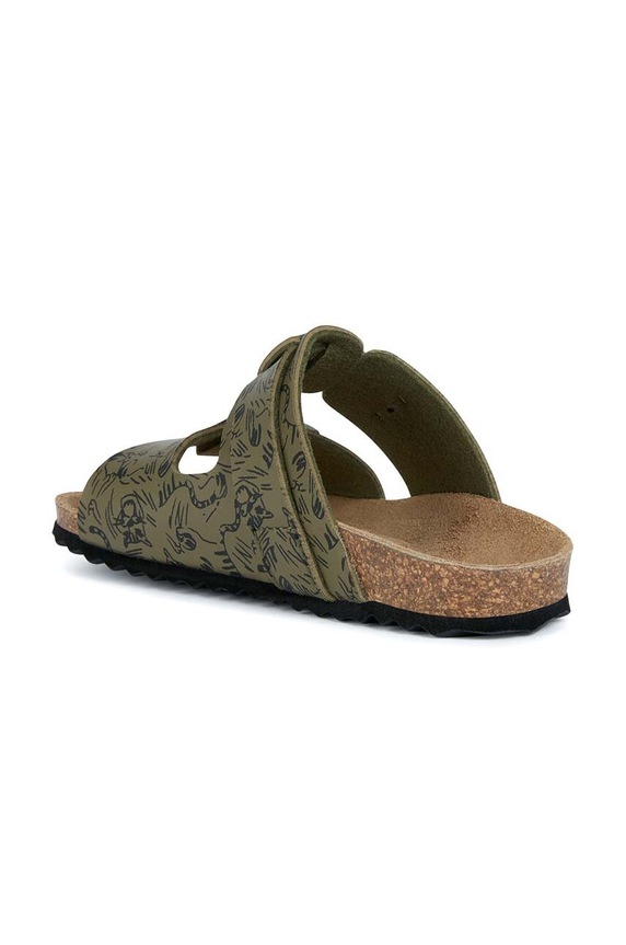 Chlapec Detské šľapky Geox J358LE.00004.28.35 zelená