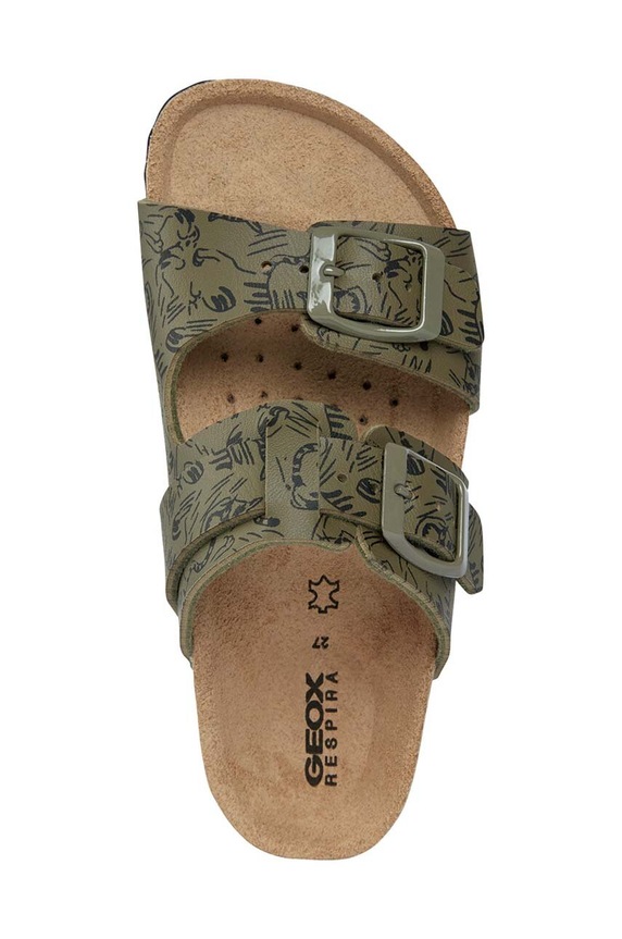 Detské šľapky Geox J358LE.00004.28.35 zelená