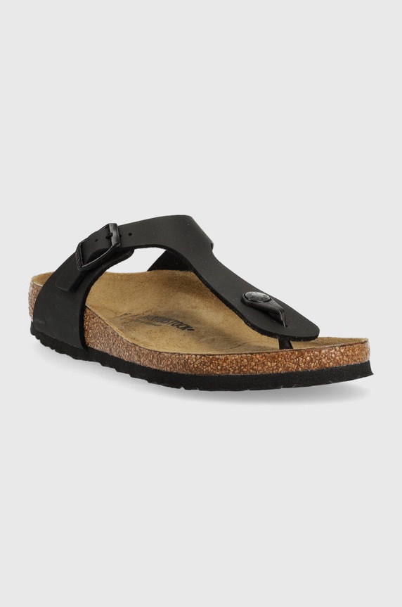 Birkenstock japonki dziecięce Gizeh 846143 czarny SS26