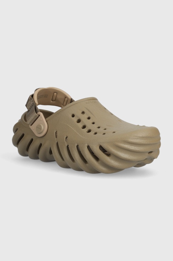 Crocs klapki dziecięce ECHO CLOG K 208190.CROCS.ECHO.CLOG. zielony SS25