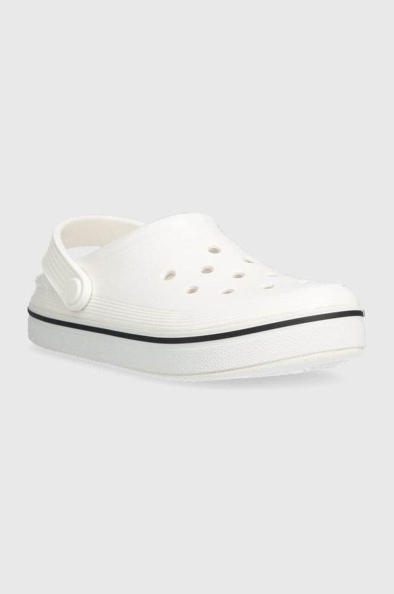 Дитячі шльопанці Crocs CROCBAND CLEAN CLOG 208477.CROCS.CROCBAND.C білий SS24