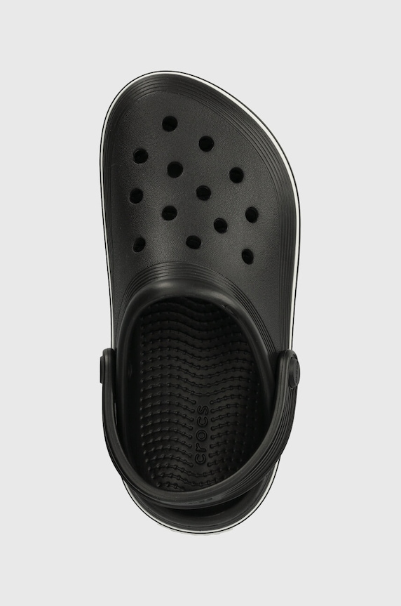 Παιδικές παντόφλες Crocs CROCBAND CLEAN CLOG μαύρο 208477.CROCS.CROCBAND.C