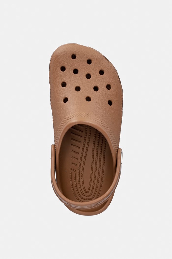 Crocs klapki dziecięce CLASSIC KIDS CLOG brązowy 206991.CROCS.CLASSIC.KI